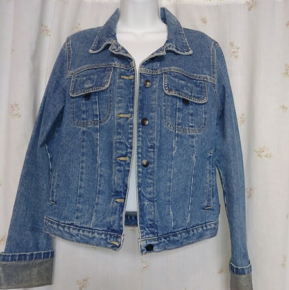 SOLD. Jean jacket by Roxy - Picture 2 of 2
